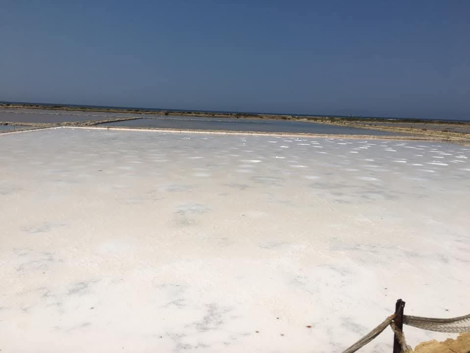 Le vasche di evaporazione delle Saline di Marsala